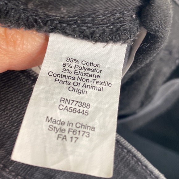 NWOT Madewell 9” High Rise Skinny Wash Black Jeans Size 24 - Picture 7 of 13